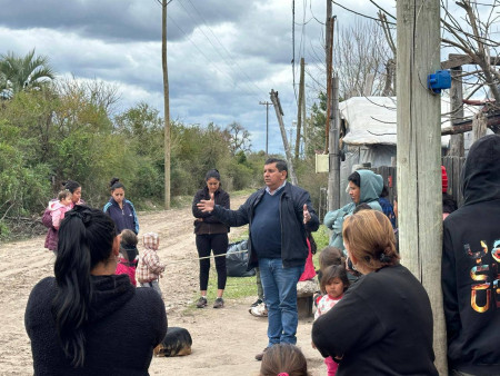 Villordo anunció mejoras para el barrio El Polvorete